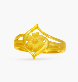 The Embracing Flower Ring